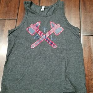 GUC Atlanta Braves Girls Tank Size Youth L